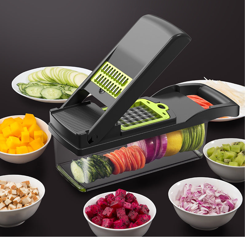 Multifunctional Vegetable Cutter Home Kitchen Slicing And Dicing Fruit Artifact